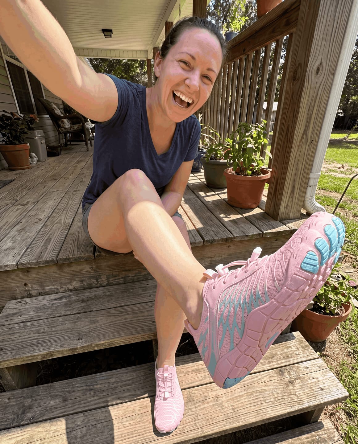 Customer photo review of Grounding Barefoot Shoes with Copper Conductive Sole