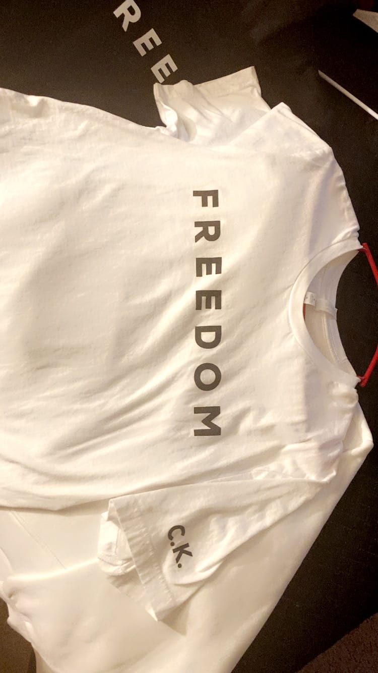 Customer photo review of Freedom CK T-Shirt