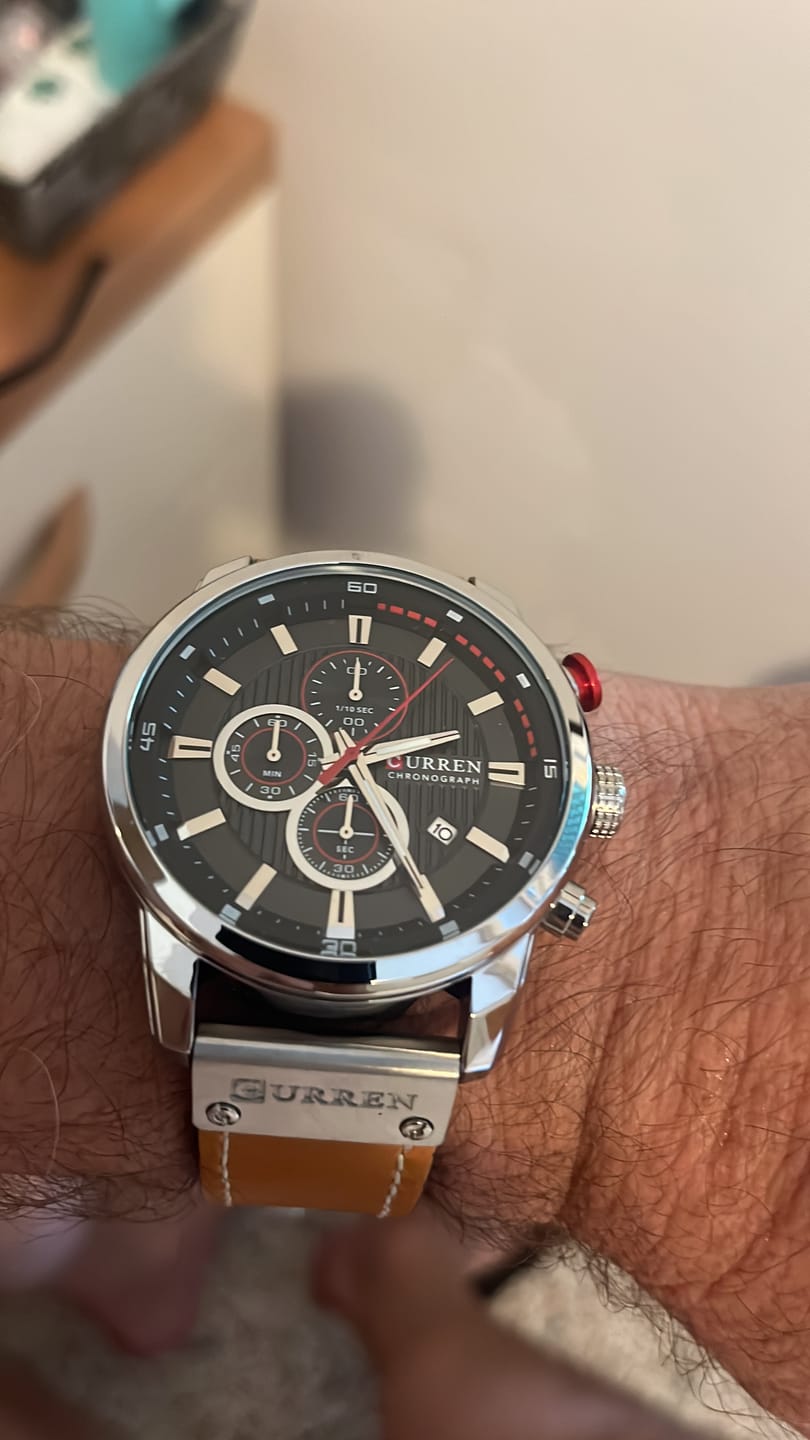 Customer photo review of Curren Istanbul® orologio uomo pelle