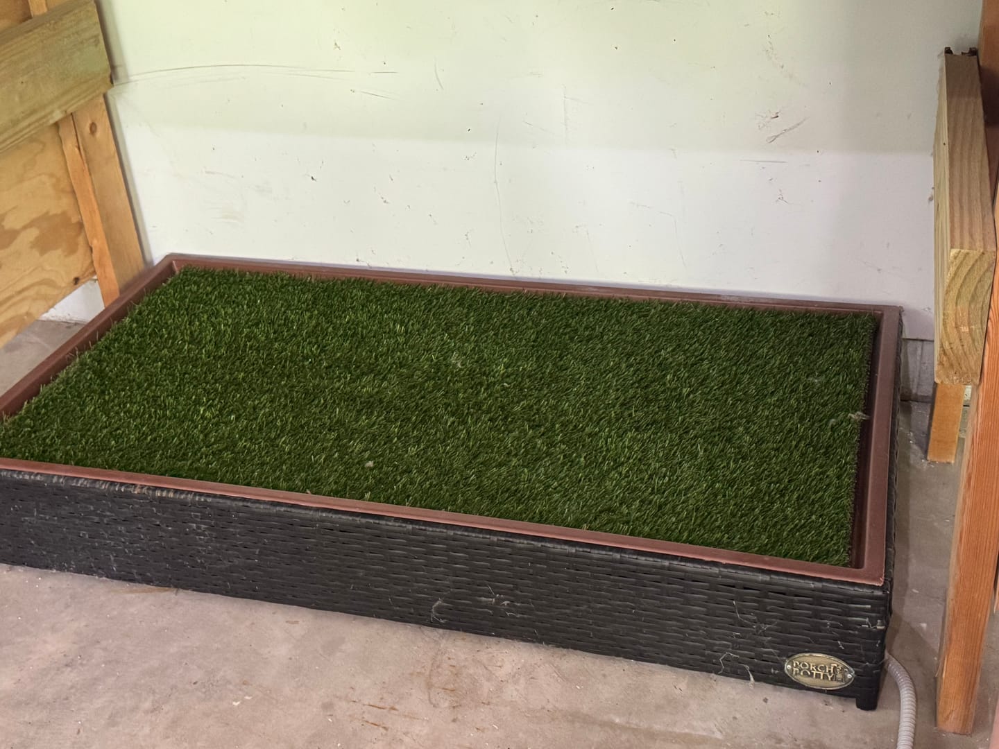 Customer photo review of Porch Potty STANDARD