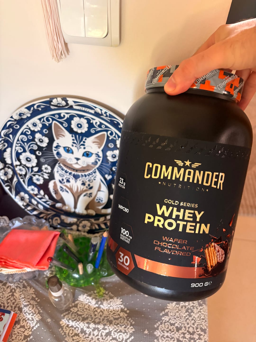 Customer photo review of Gold Whey Protein 900g (30 Servis)