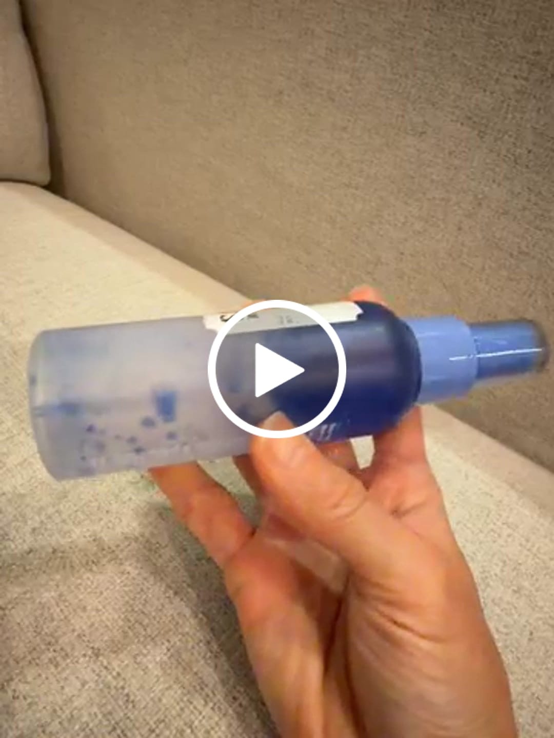 Customer video review of Blue EGF Calming Mist