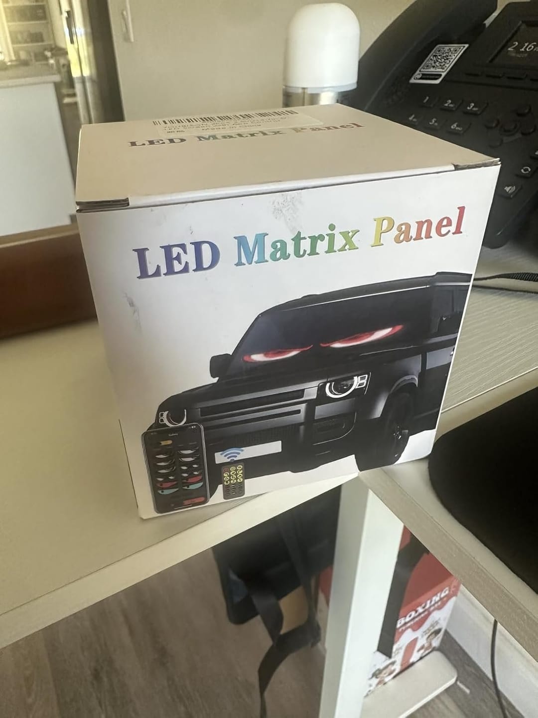 Customer photo review of BOLTHUT™ Flexible LED Matrix Panel — RGB Car Eyes, App & Remote