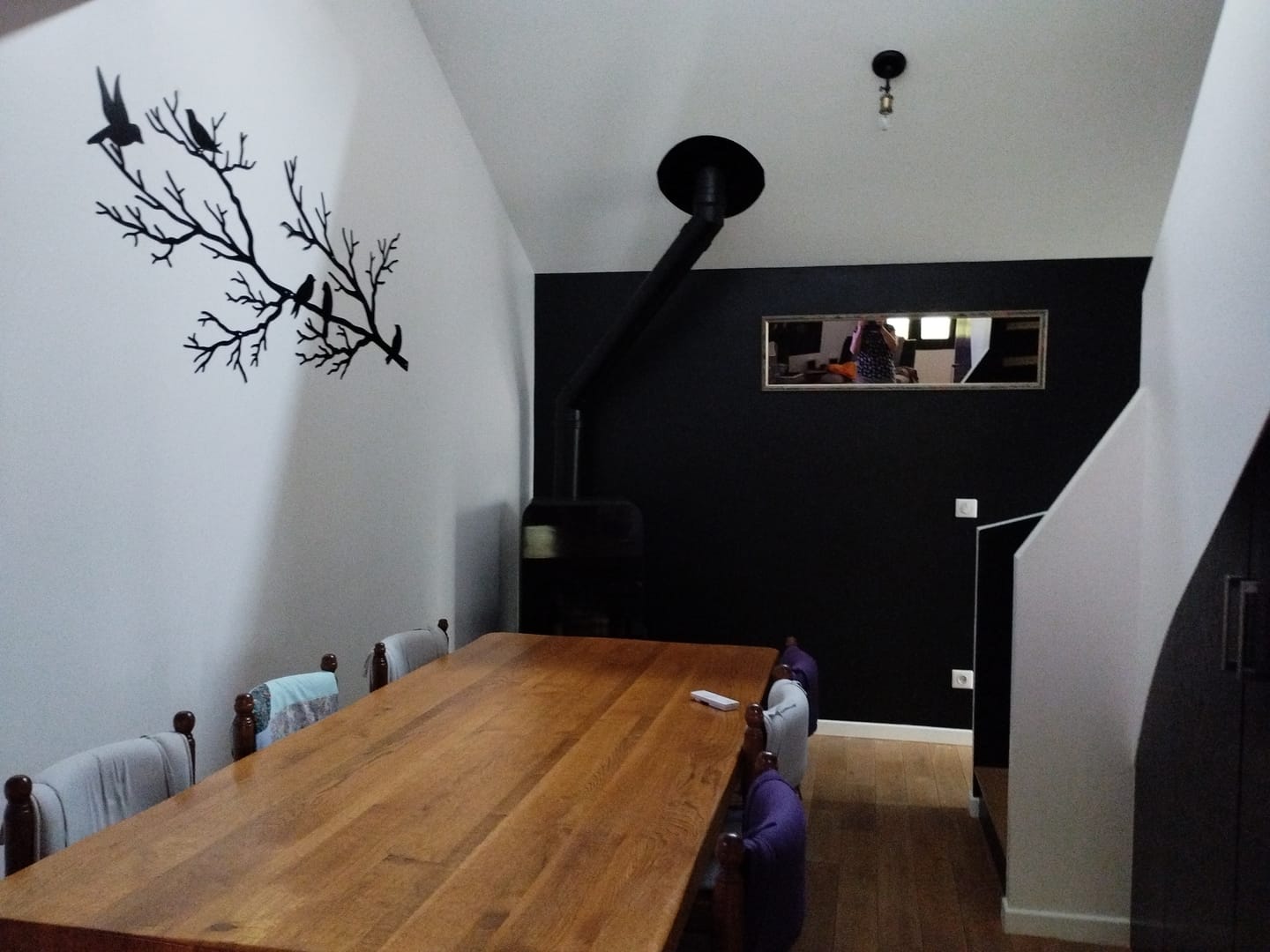 Customer photo review of Décoration murale en métal moderne - Oiseaux sur branche (V.02)