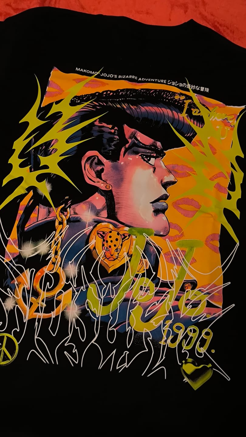Customer photo review of JOSUKE | JOJOS | PLAYERA OVERSIZE PREMIUM NEGRA