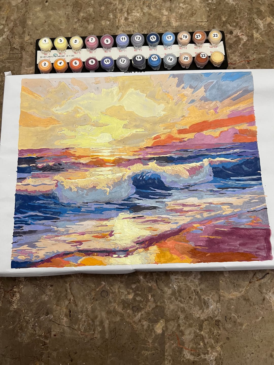Customer photo review of Sunset Surf