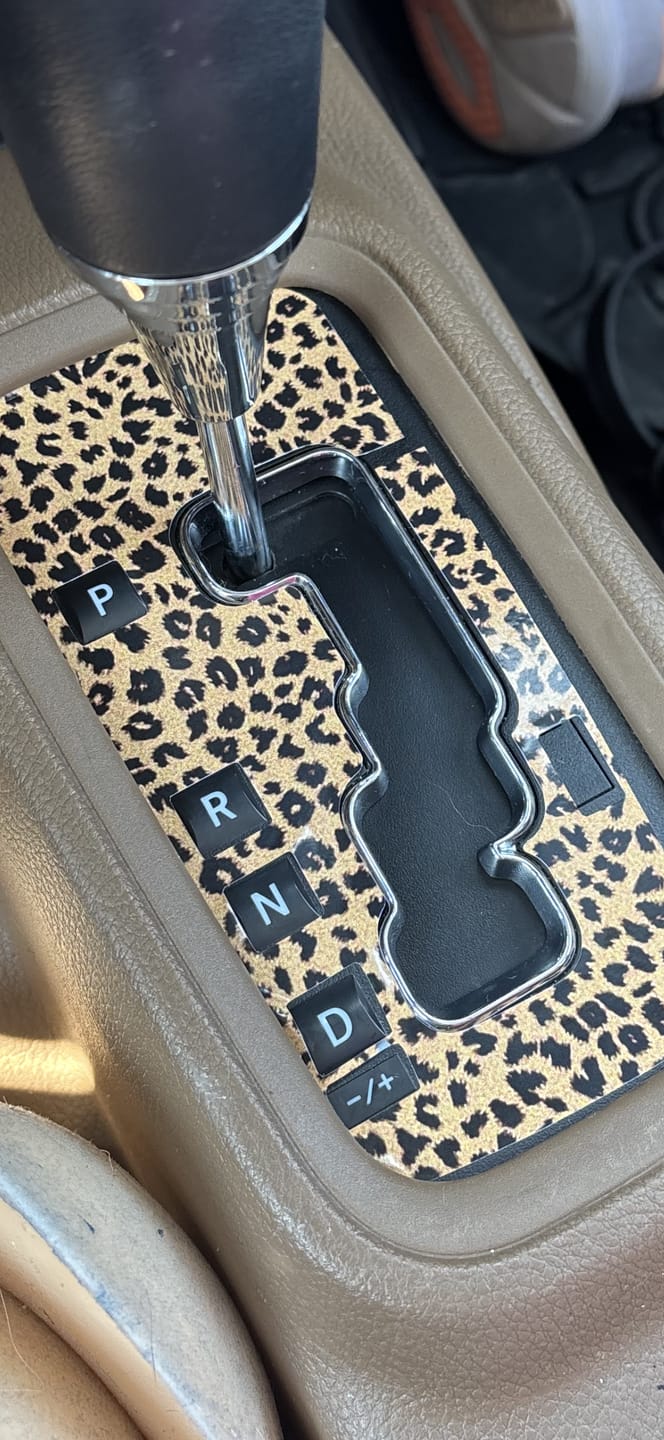 Customer photo review of JEEP Steering Wheel Emblem Overlay Decal — 30+ Colors & Designs (Flag, Topo, Animal, Solid)