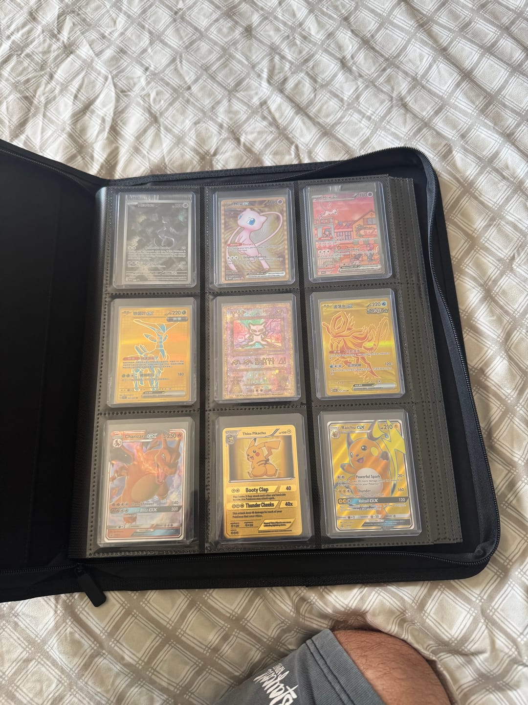 Customer photo review of Purple Evil - Toploader Trading Card Binder