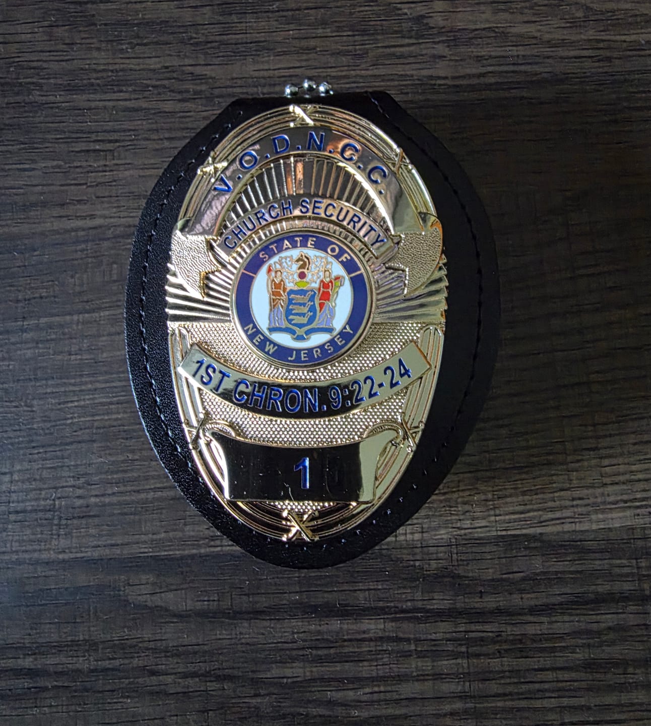 Customer photo review of Customizable Badge MA18