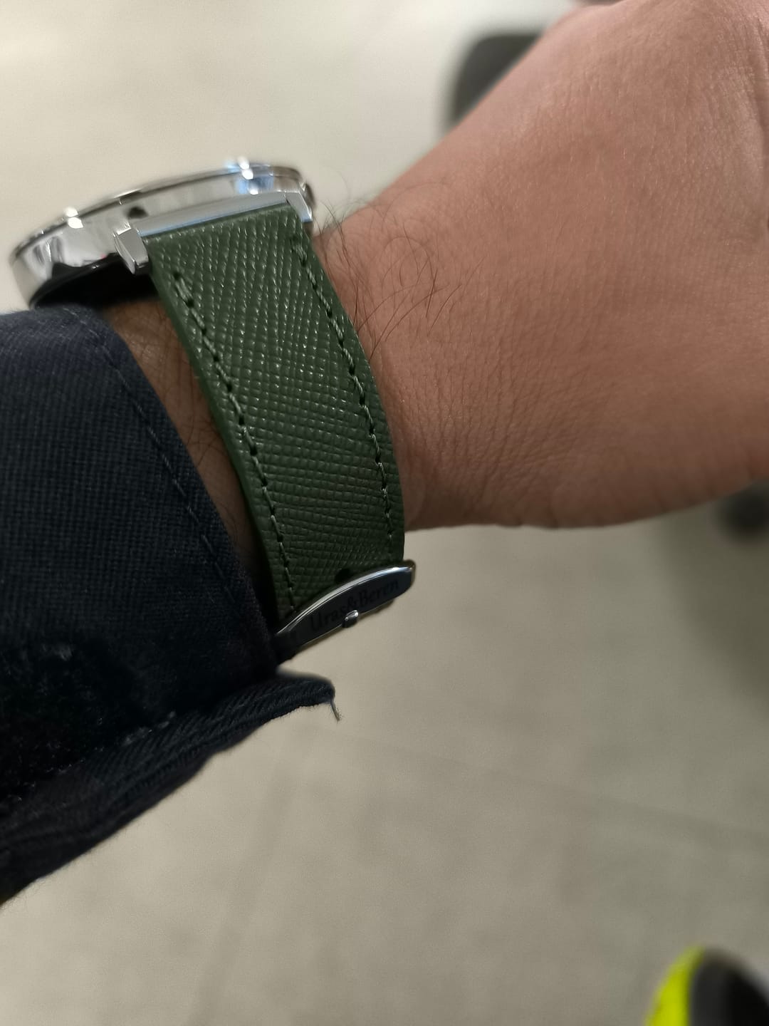 Customer photo review of Huawei Watch Deri Kordon Lacivert - Saffiano