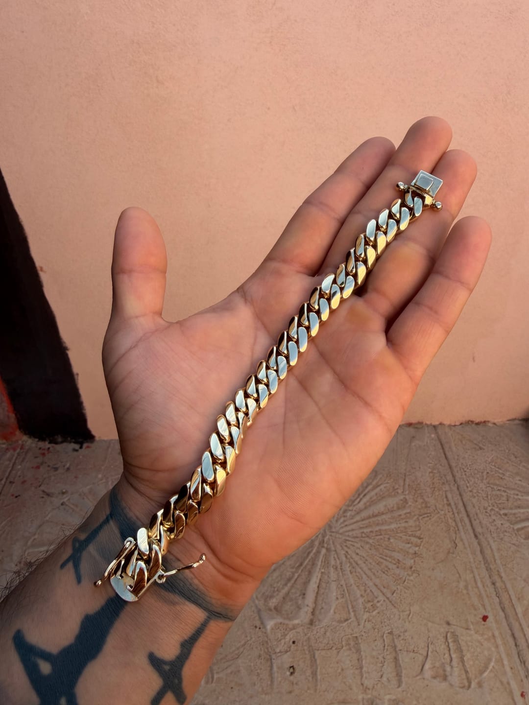 Customer photo review of 12MM Miami Cuban Link Bracelet