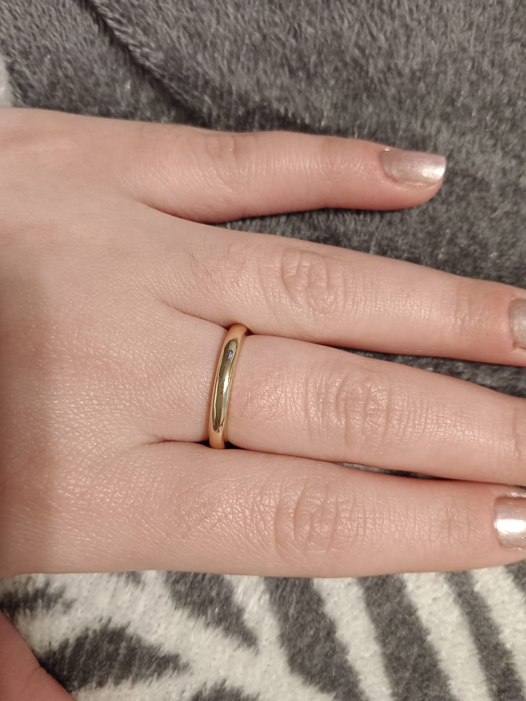 Customer photo review of Set Anillos Gruesos Boho