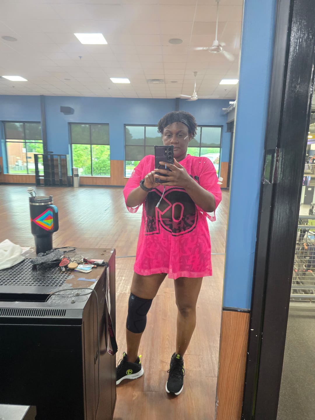 Customer photo review of Ultrabright High Waisted ZW Biker Shorts