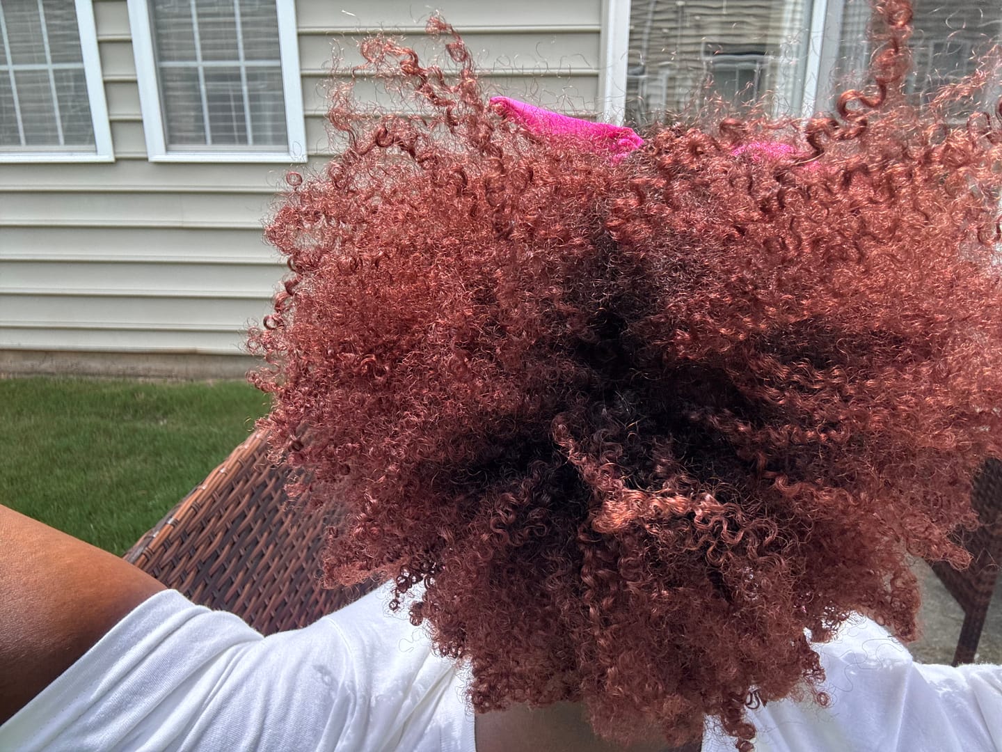 Customer photo review of INDULGE Moisturizing Deep Conditioning Treatment