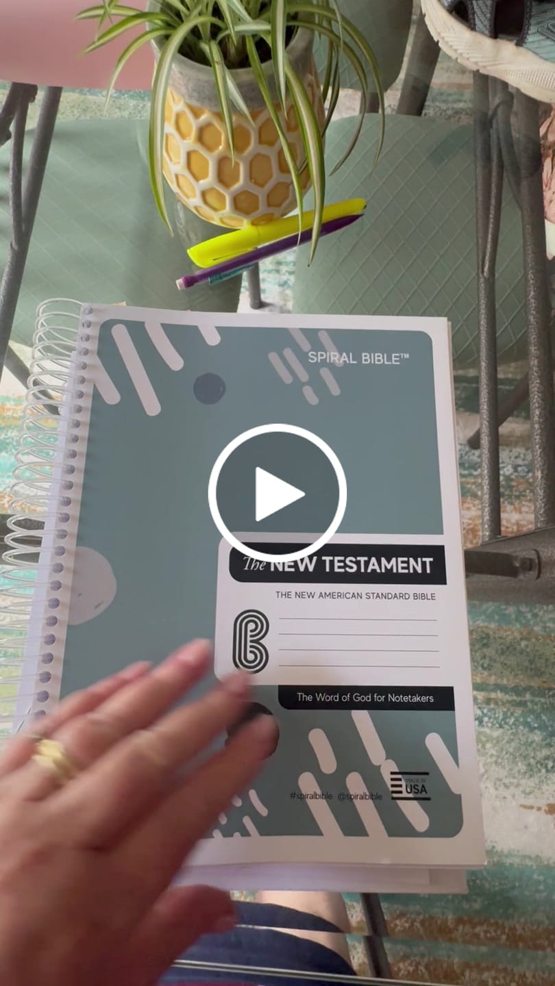 Customer video review of Spiral Bible™ - NASB - New Testament - Flake