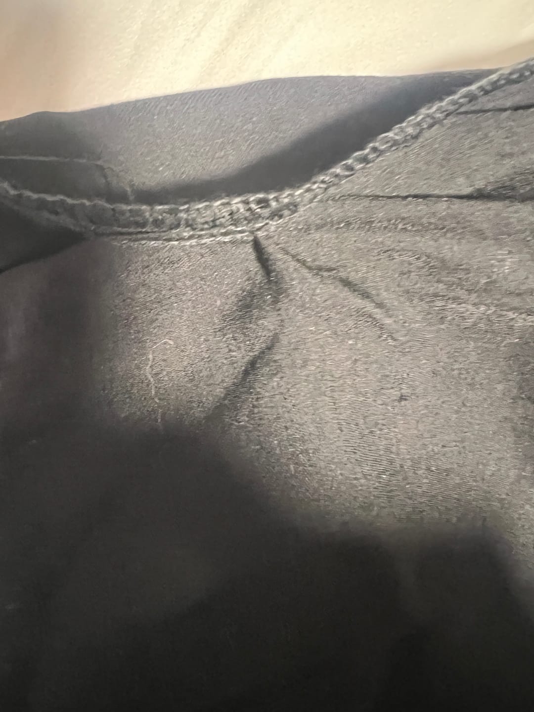 Customer photo review of Blissfully Pant in Black Linen Blend