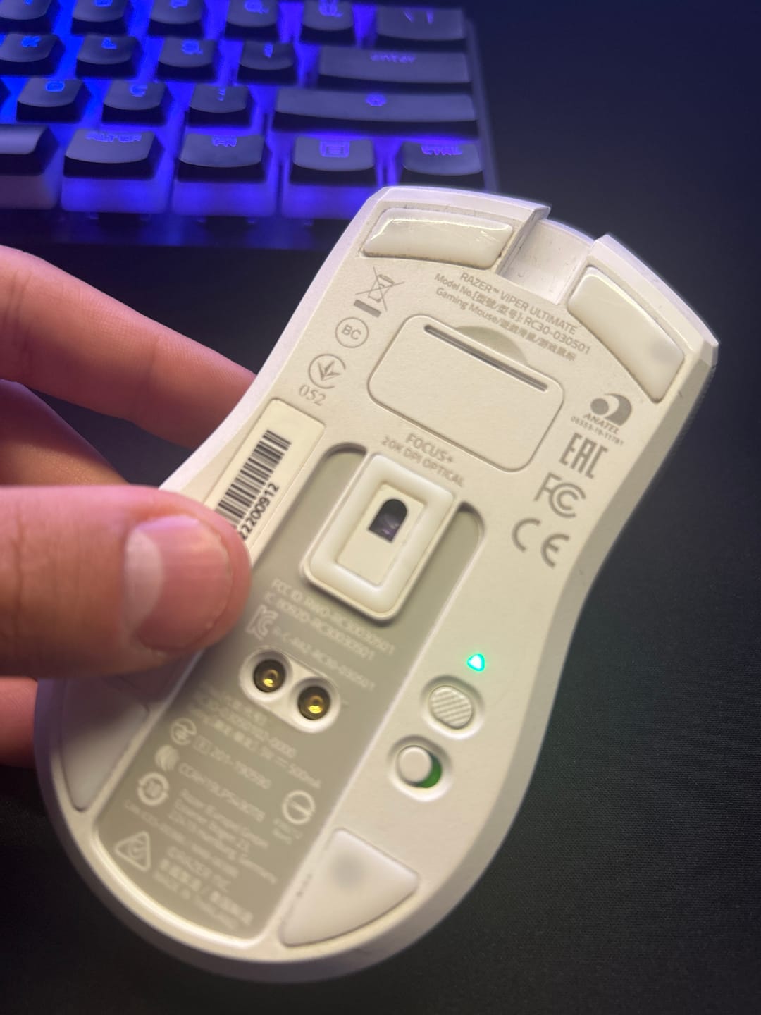 Customer photo review of Razer Viper Ultimate için Hoverpad V3 Mouse Skate
