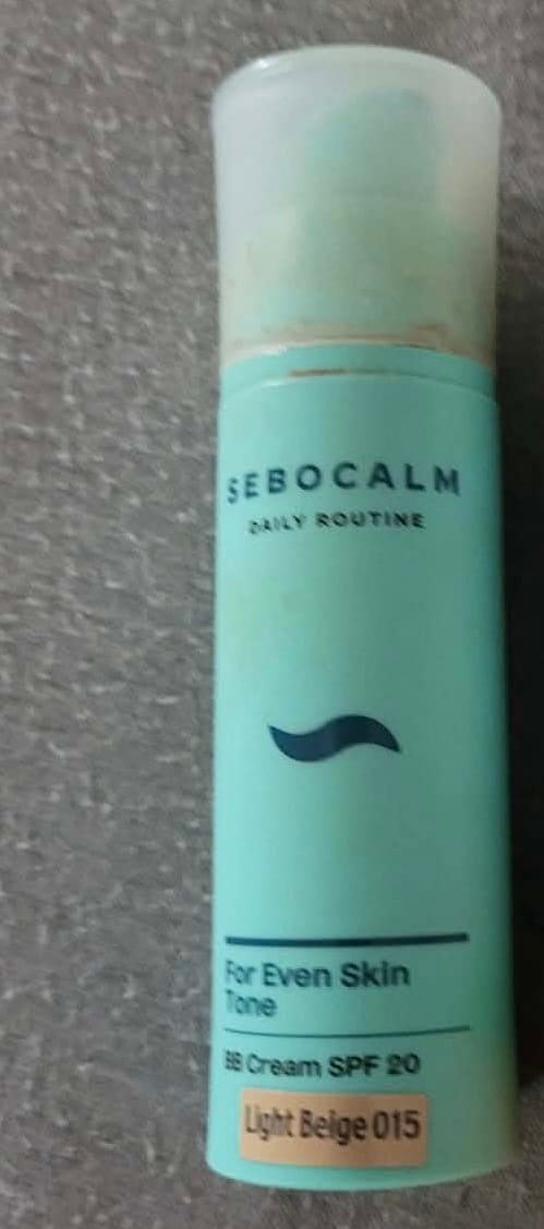 Customer photo review of SEBOCALM PRIEŠRAUKŠLINIS MASKUOJANTIS BB KREMAS, 30 ml