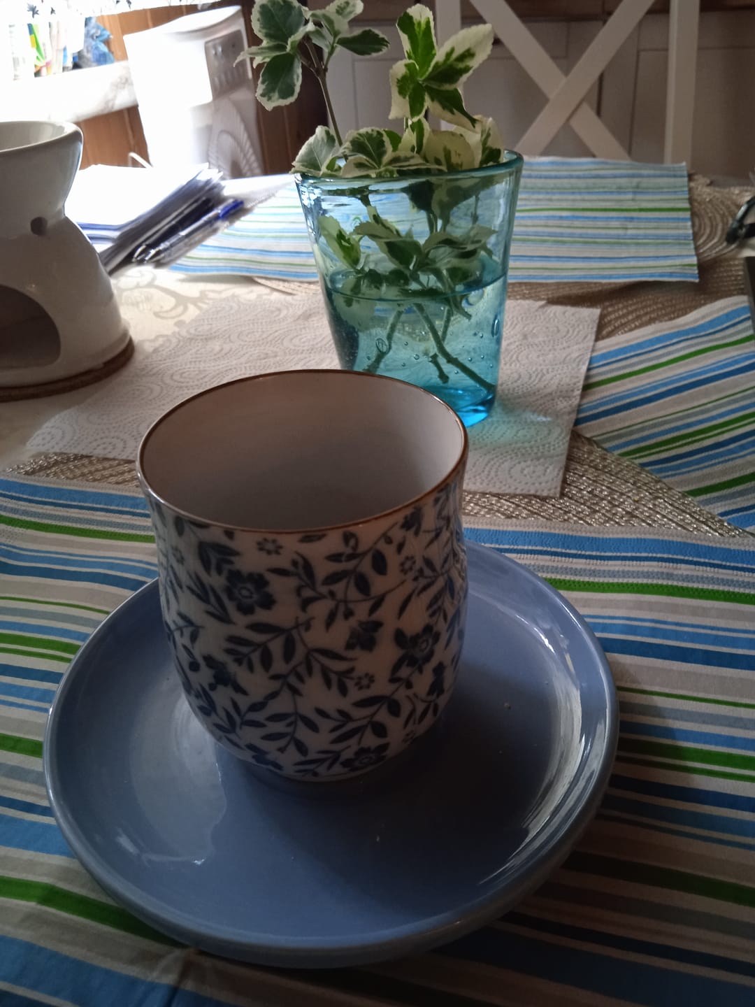 Customer photo review of Japońska Porcelanowa Filiżanka Niebieska