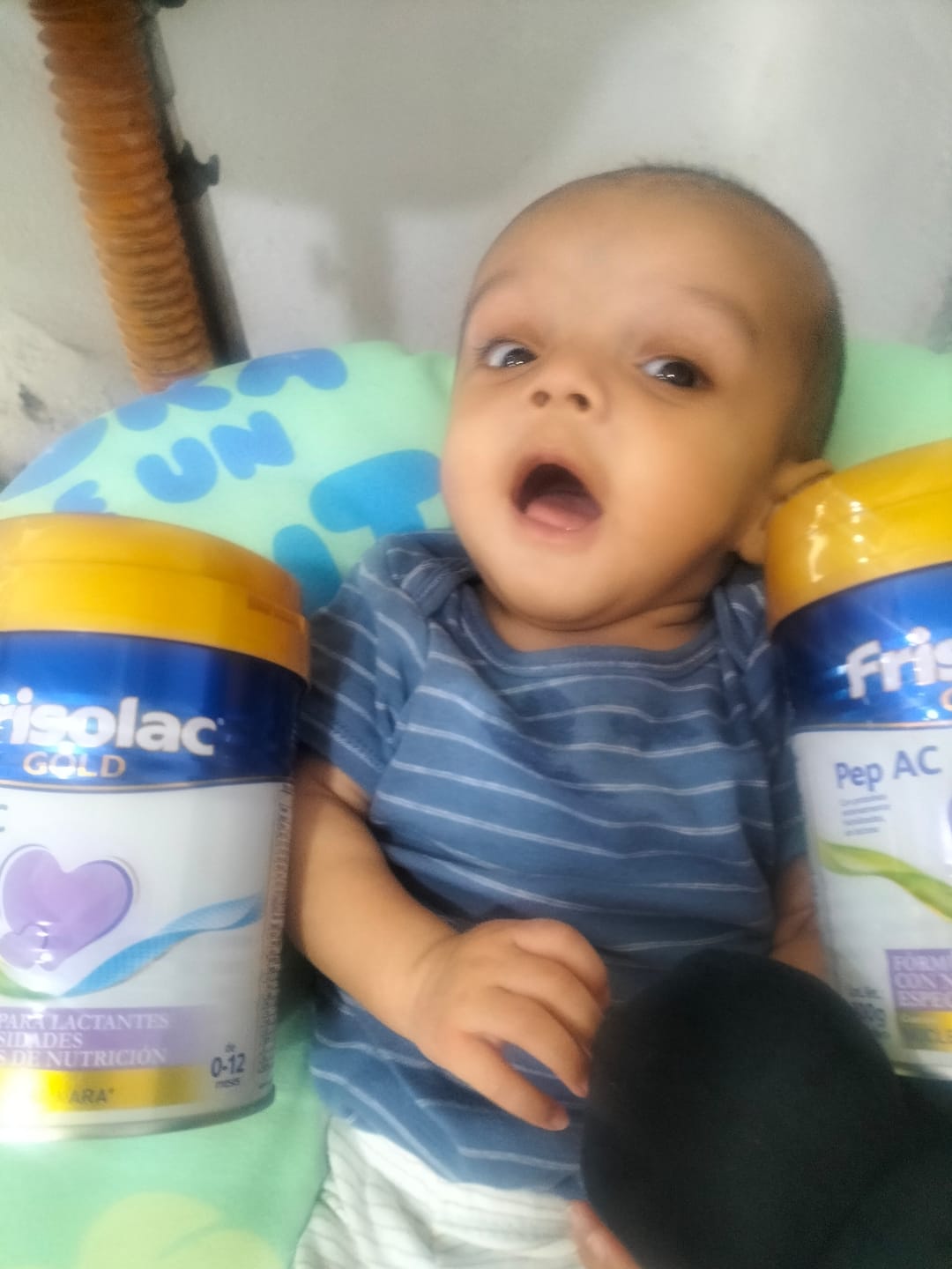Customer photo review of Frisolac Gold Pep A C (0 A 12 Meses) Pack Con 800 Gr