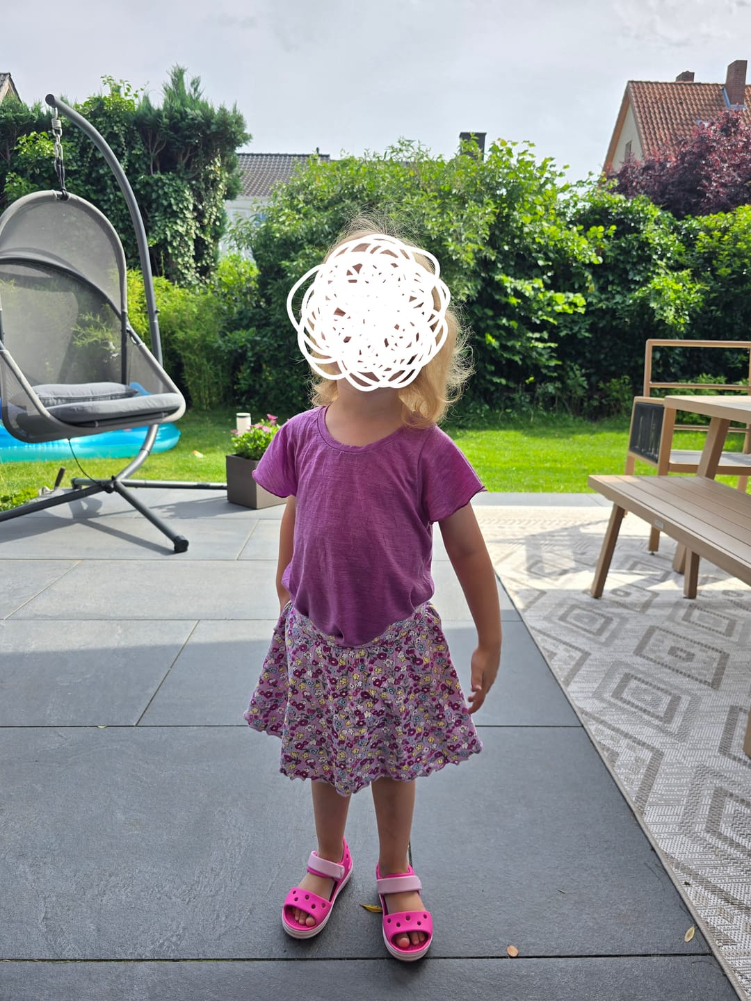 Customer photo review of Neu: Sommermerino Kinderbluse mit Flügelärmeln