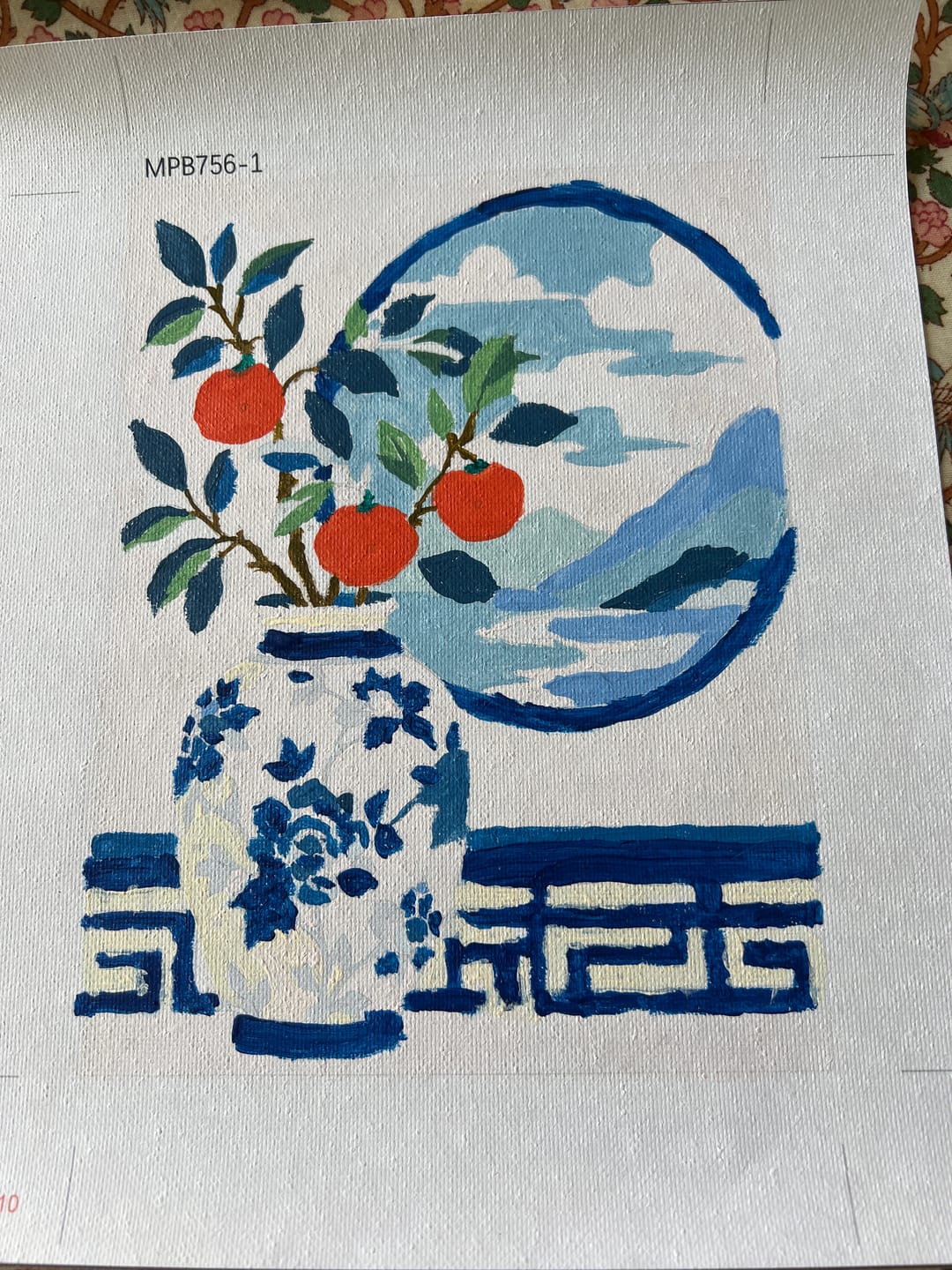 Customer photo review of 6 Mini Paintings -  Oriental Garden Set
