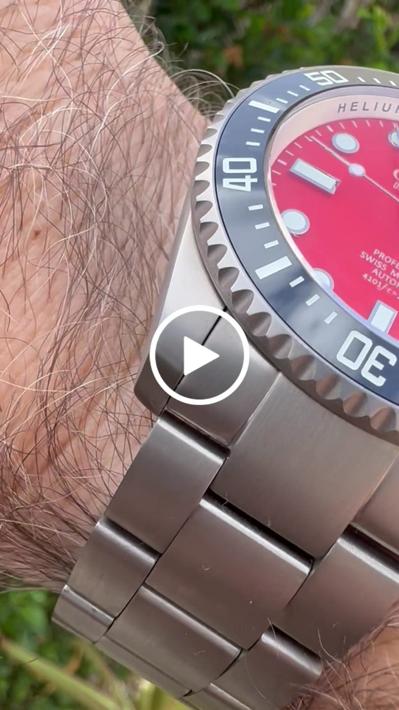 Customer video review of Oceaneva Deep Marine Explorer II Titanium Limited Edition