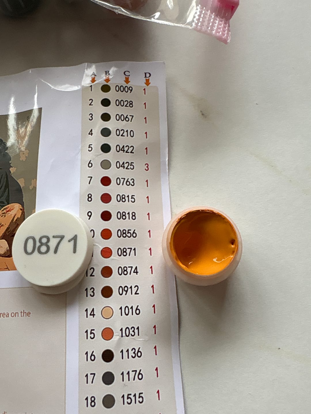 Customer photo review of Floral Escape | Paint by Number