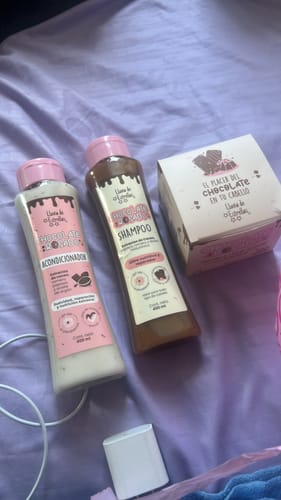 Customer photo review of LINEA CHOCOLATE ROSADO