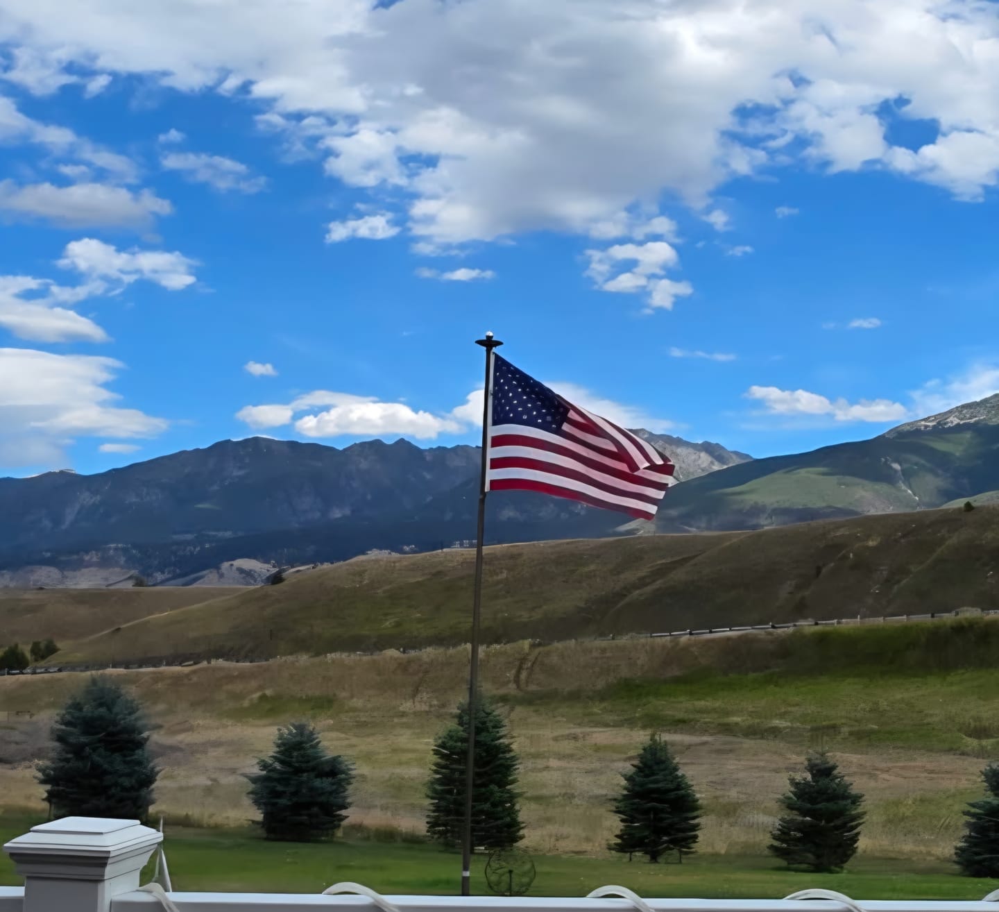 Customer photo review of 4' x 6' American Flag