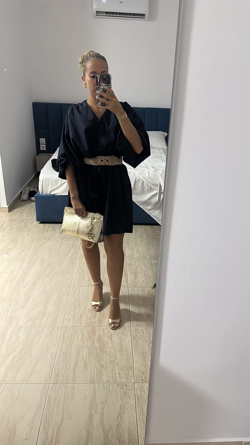 Customer photo review of VESTITO CAROL BLU