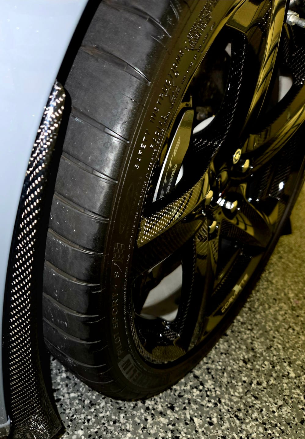 Customer photo review of Corvette C8 Z06 / E-Ray XL Extended Splash Guard