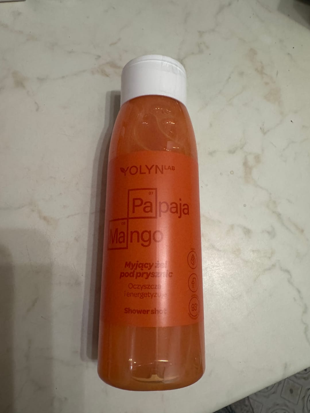 Customer photo review of Душ гел Папая и Манго YOLYN Papaya and Mango Shower Gel