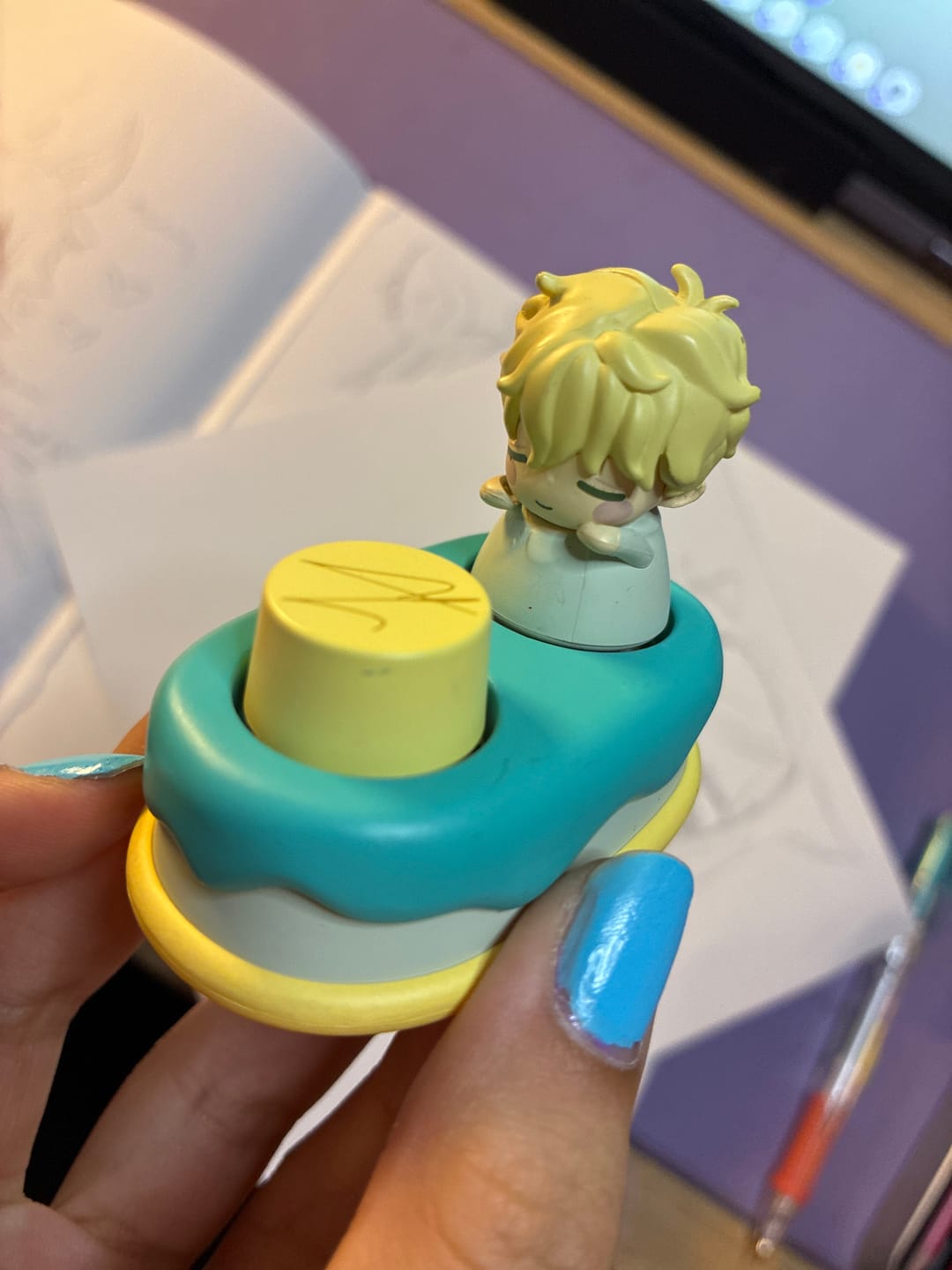 Customer photo review of Alien Stage Baby Series Mechanical Keycaps Blind Box