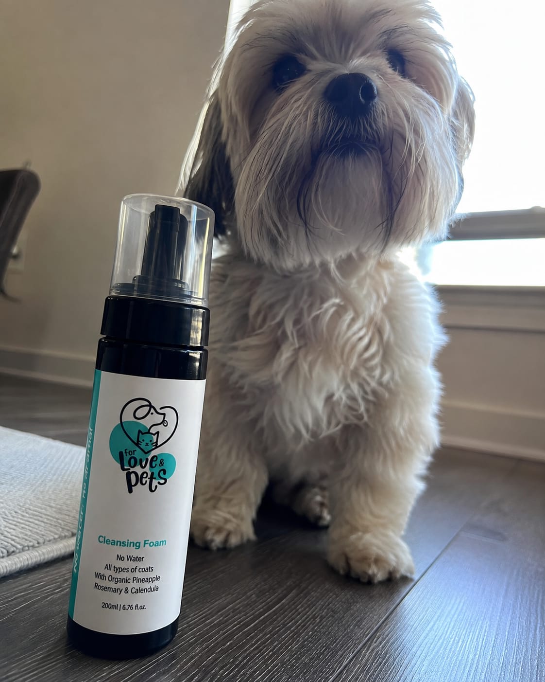 Customer photo review of Αφρός Καθαρισμού Χωρίς Νερό για Σκύλους & Γάτες - Καθαρό Τρίχωμα Χωρίς Μπάνιο