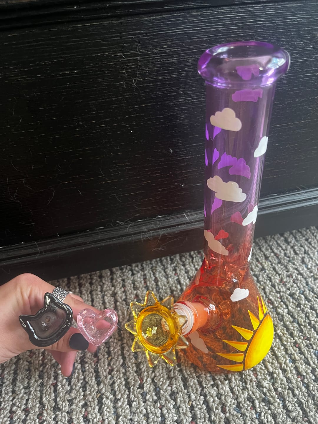 Customer photo review of SUNSET BONG 10"