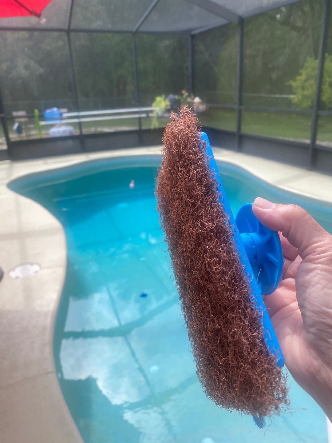 Customer photo review of Adjust-A-Brush® Coarse Scrub Pad - PROD078