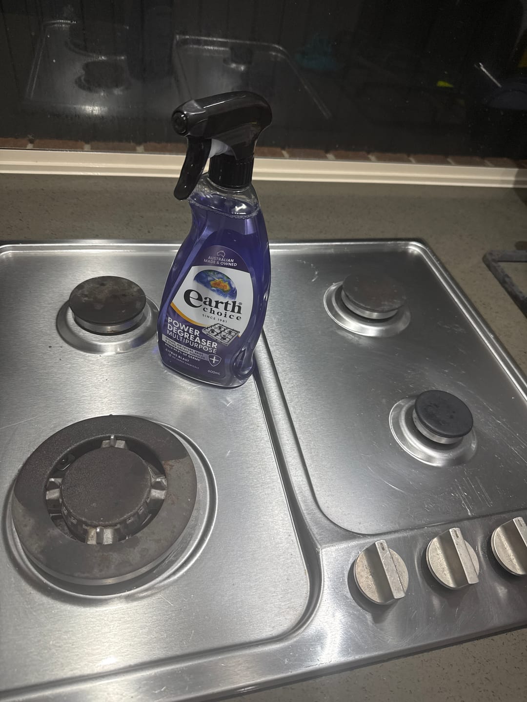 Customer photo review of Earth Choice Power Degreaser Multipurpose 600mL