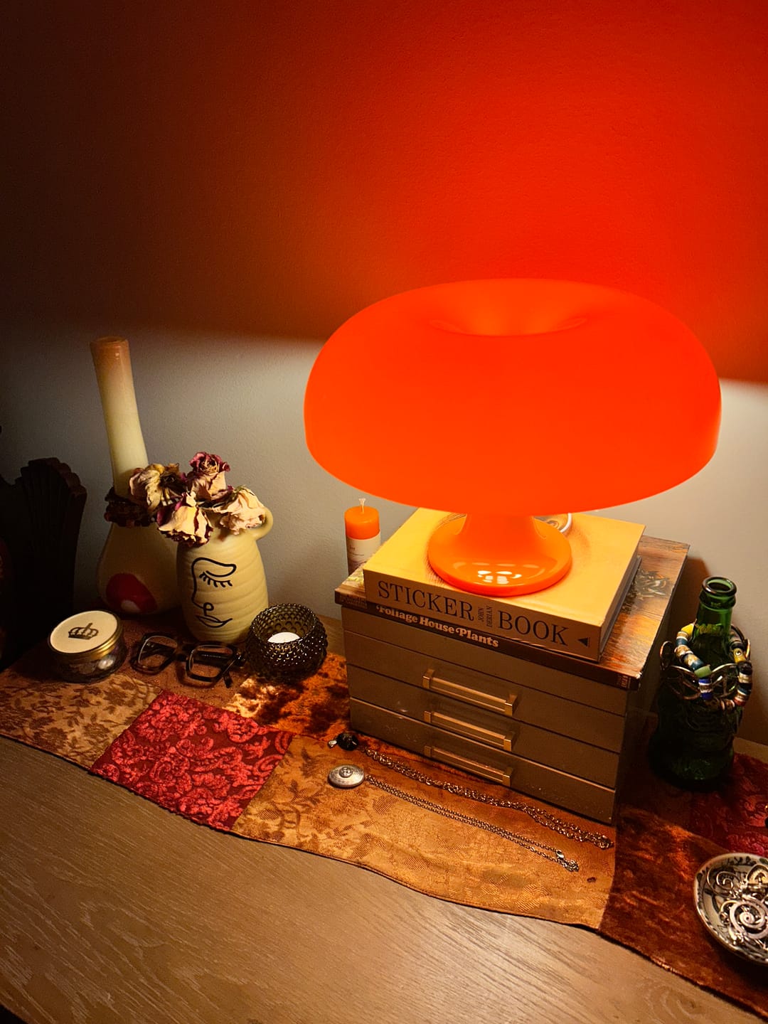 Customer photo review of Mandarin Dream Table Lamp