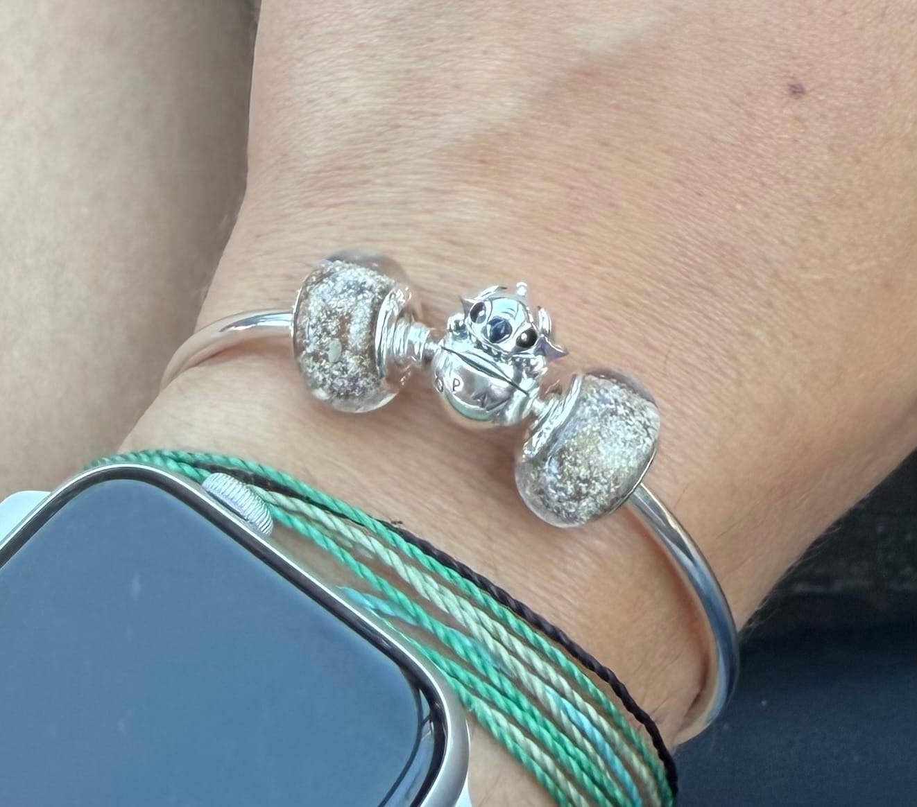 Customer photo review of Metallic Bead Multi-Pack with Cremains