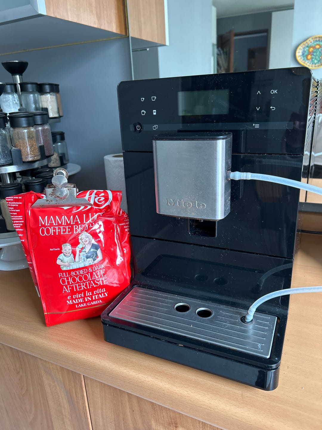 Customer photo review of Lucaffe Espresso Bar 1 kg Grano Entero