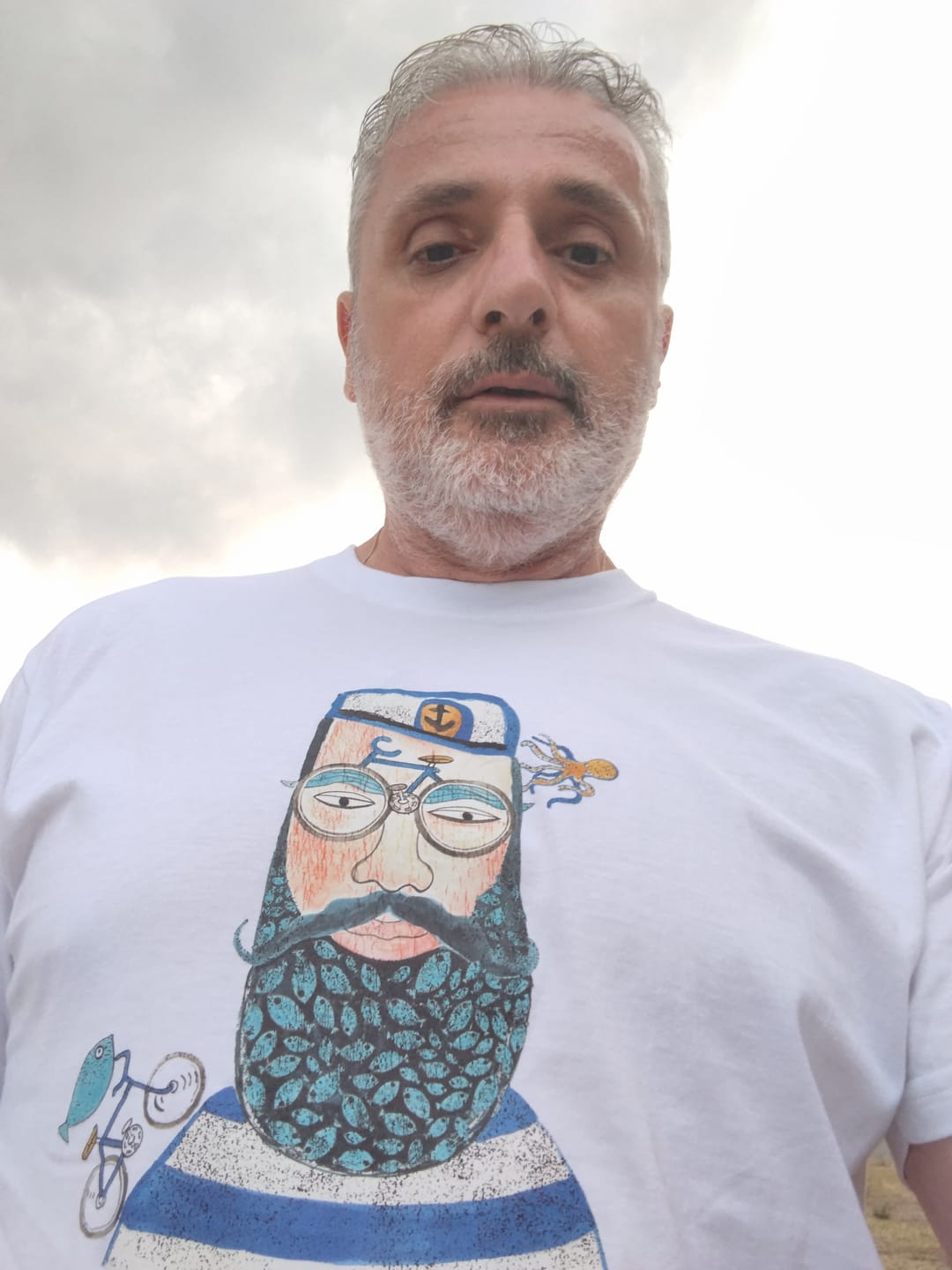 Customer photo review of Sailor Portrait Nautical - T-Shirts