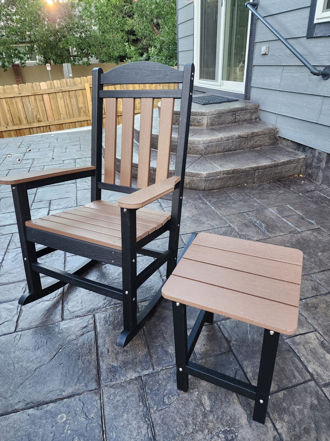 Customer photo review of 15" Square Side Table