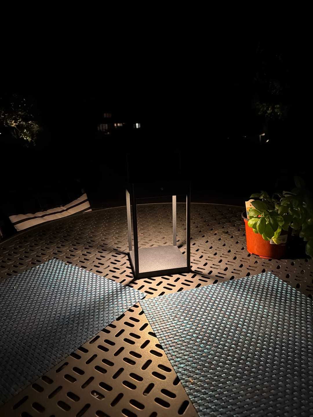 Customer photo review of Luxury Metal Solar Lantern