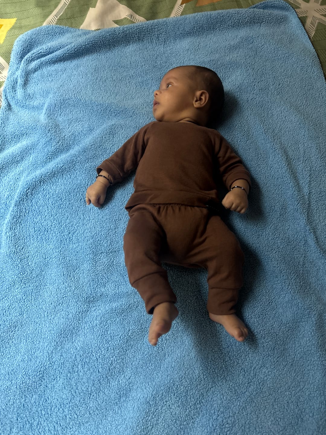 Customer photo review of Easy Romper Brown + Green - Pack of 2