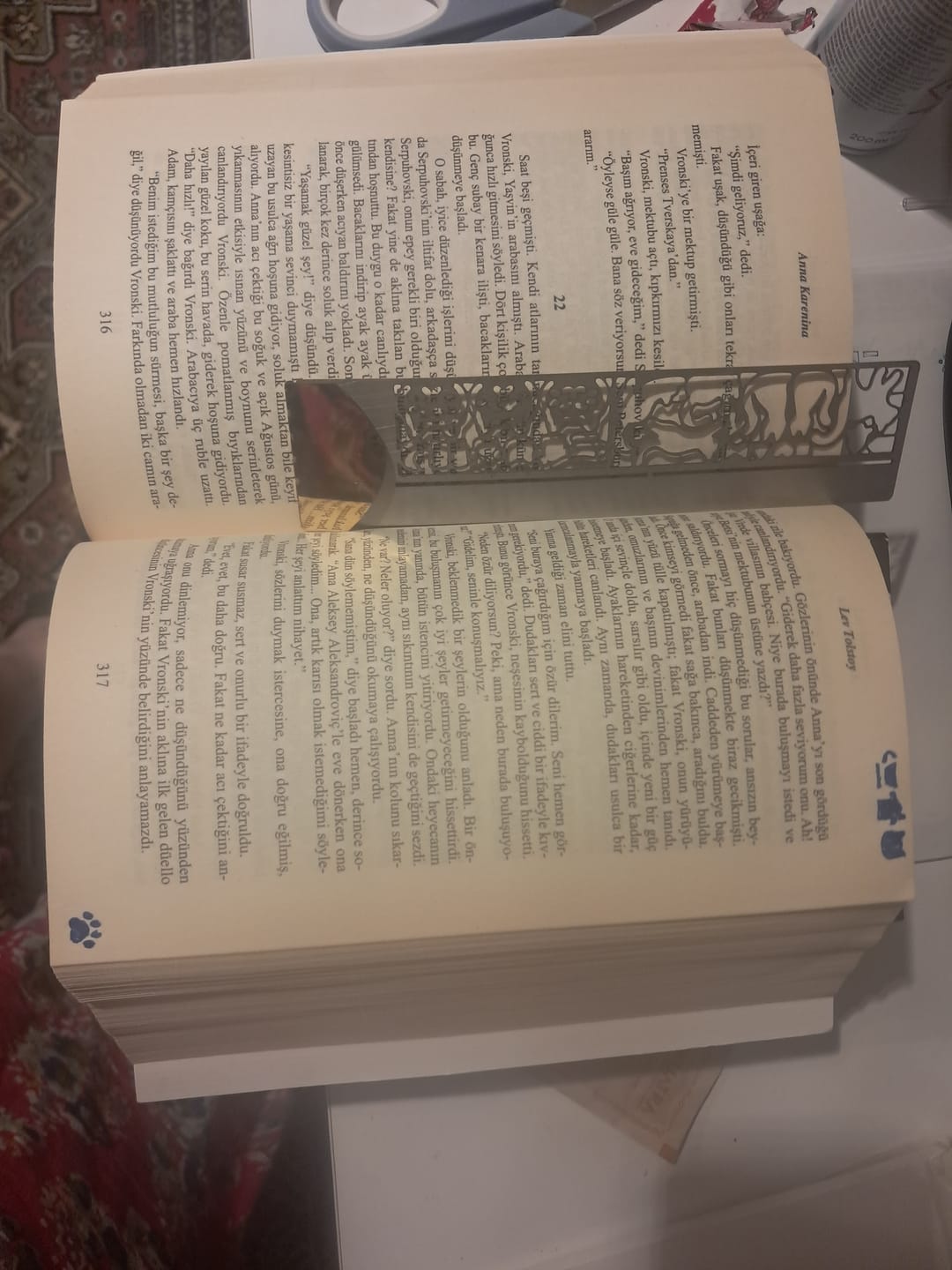 Customer photo review of Kedi Kitap Ayracı
