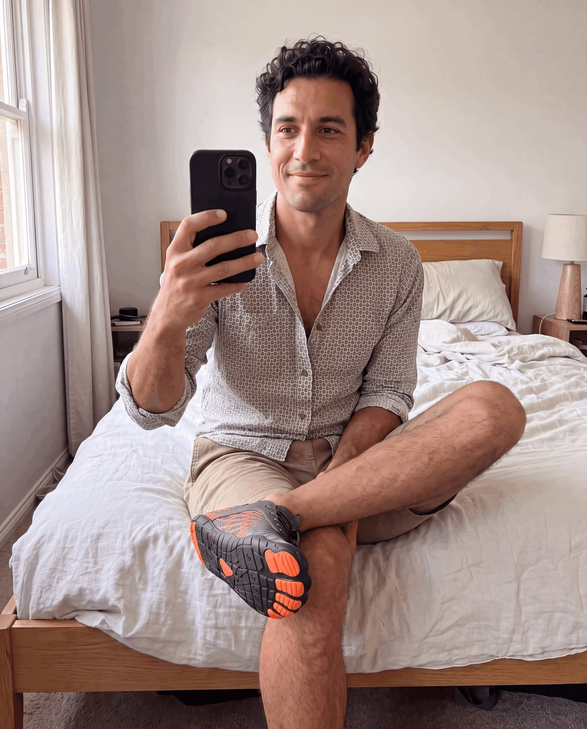 Customer photo review of Grounding Barefoot Shoes with Copper Conductive Sole