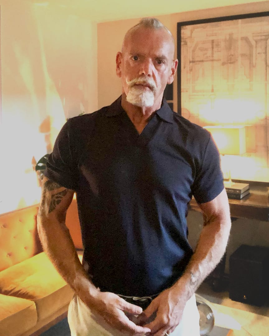 Customer photo review of Mock Neck T-Shirt