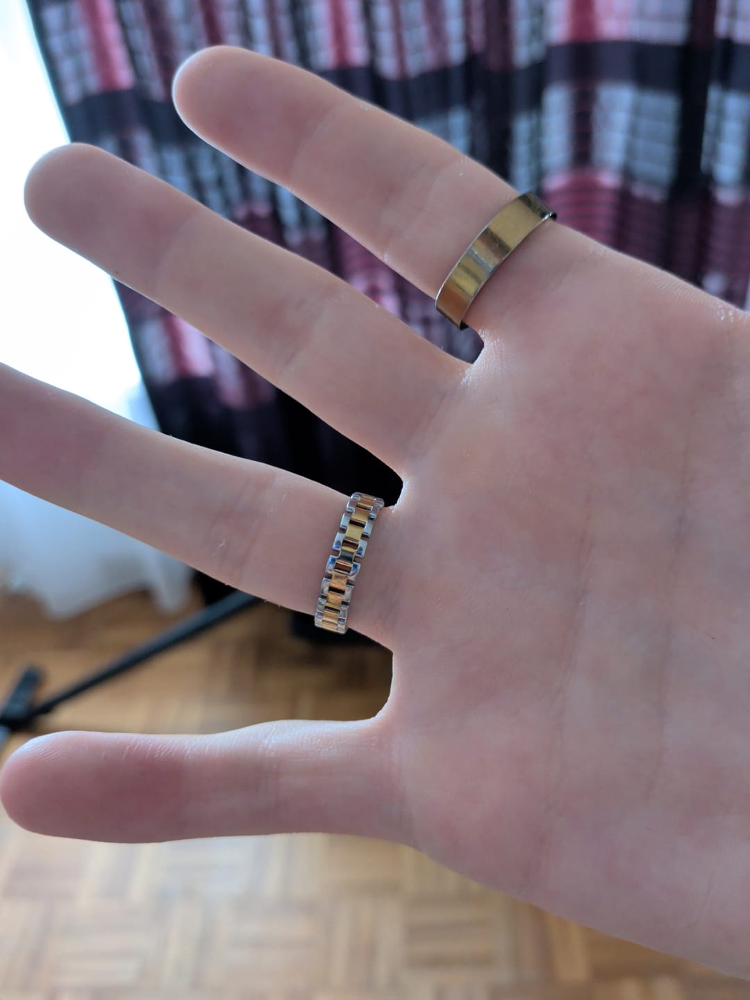 Customer photo review of Rolex Ring (Silver Plated + 18K Gold Plated)