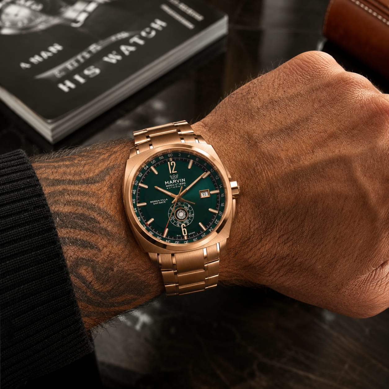Customer photo review of Malton Cushion Mechanical Rose Gold